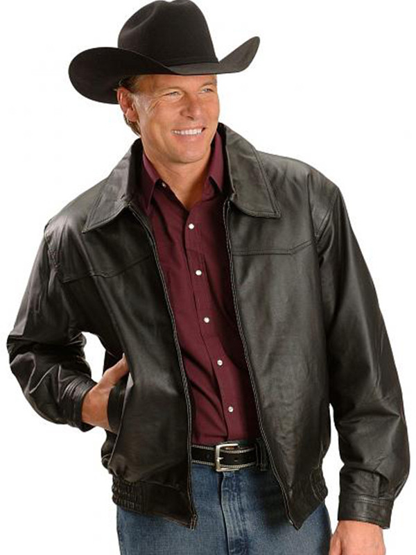 Cowboy Hairstyle
 WWE John Layfield Ranch Cowboy Style leather Jacket