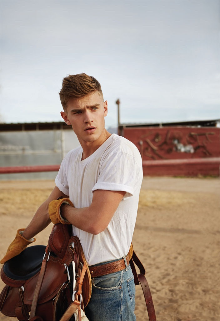 Cowboy Hairstyle
 Western Style Bo Develius Embraces Cowboy Fashions for