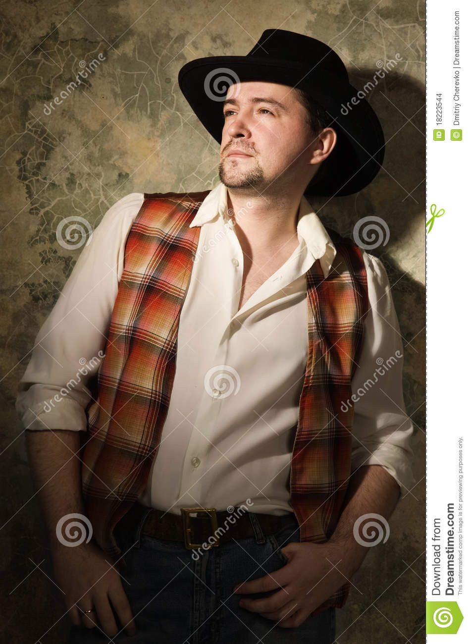 Cowboy Hairstyle
 Cowboy style stock photo Image of trendy people fresh
