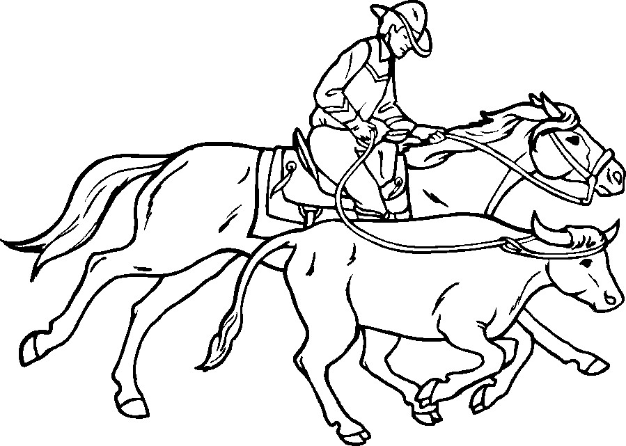 Cowboys Coloring Pages
 Cowboy Coloring Pages To Print