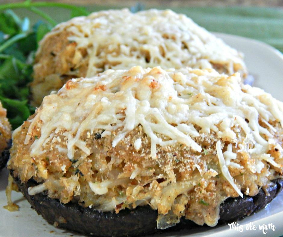 Crabmeat Stuffed Portabella Mushroom Recipes
 Crab Stuffed Portobello Mushrooms This Ole Mom