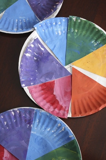 Craft Activities For Preschoolers
 Paper Plate Colour Wheel Craft for Preschoolers Happy