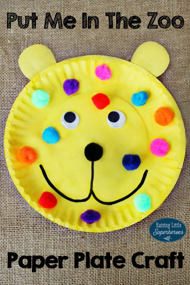 Craft Activities For Preschoolers
 How To Make A Put Me In The Zoo Paper Plate Craft