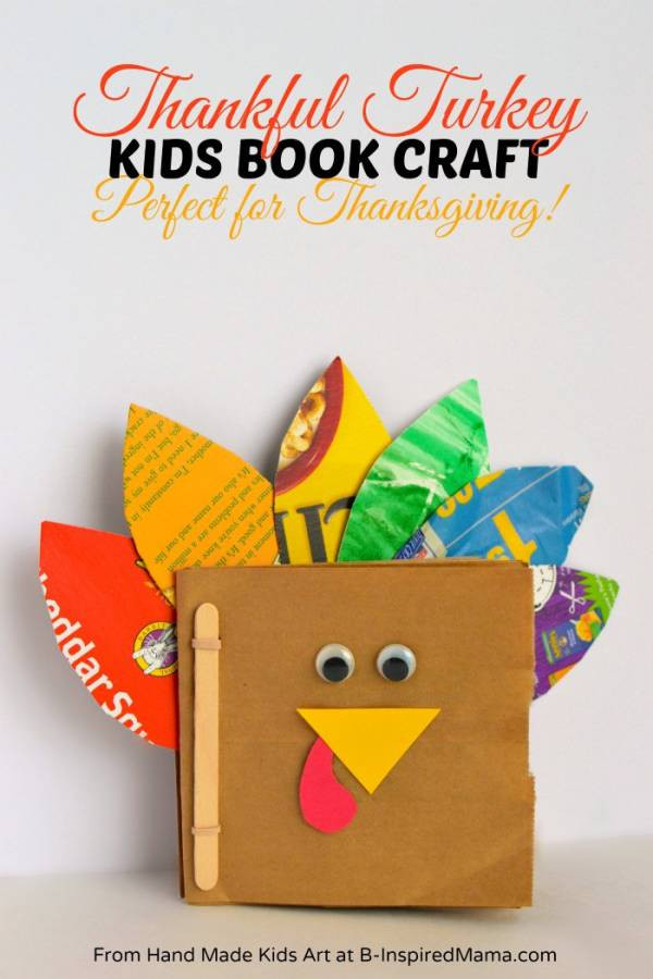 Craft Books For Kids
 Make a Thankful Turkey Book with Kids – Lesson Plans