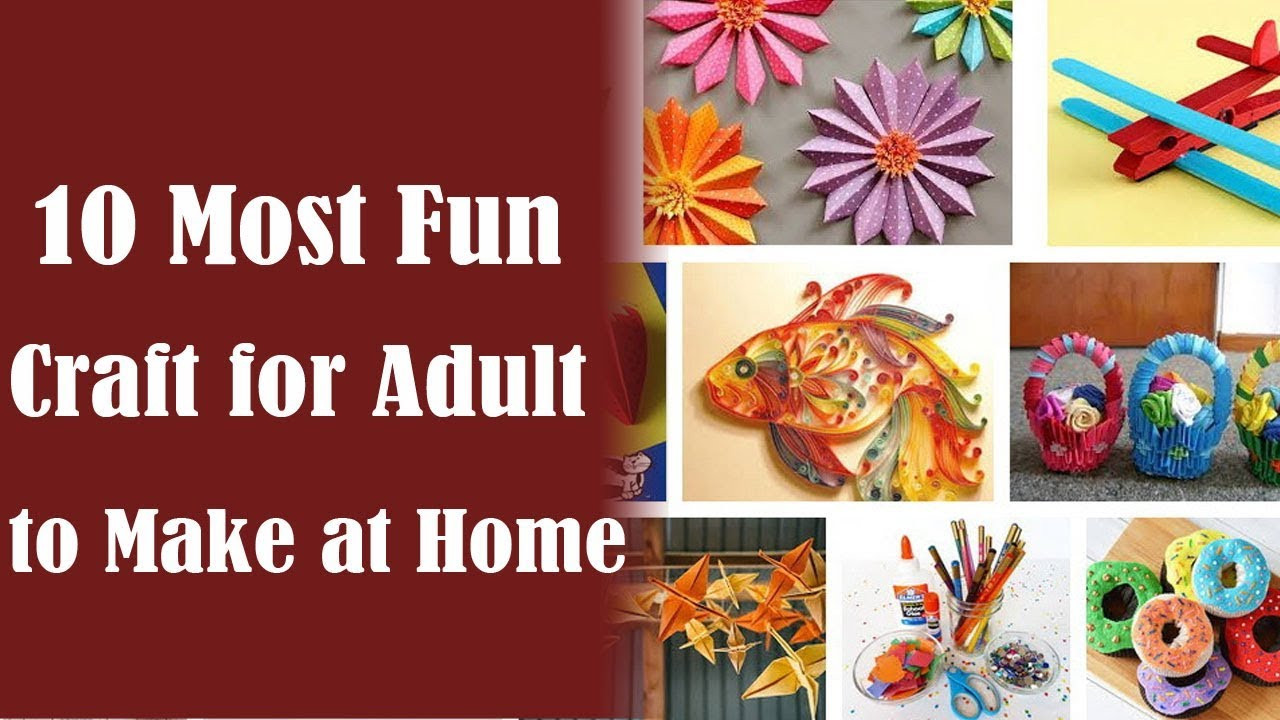 Craft For Adults
 Crafts for Adults 10 Best Craft Ideas for Adults to Make