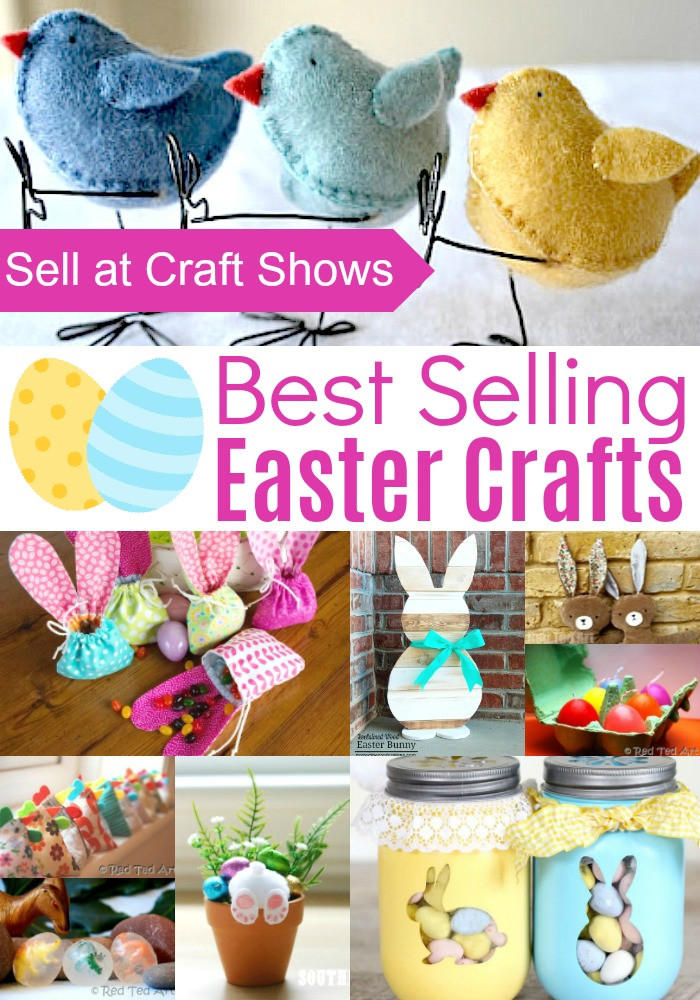 Craft Ideas For Adults To Make And Sell
 Easter crafts to sell at craft shows Red Ted Art