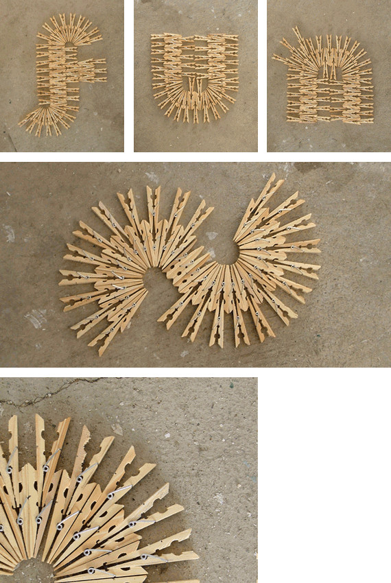 Craft Ideas Using Wooden Clothes Pegs
 Peg type made with wooden pegs Design