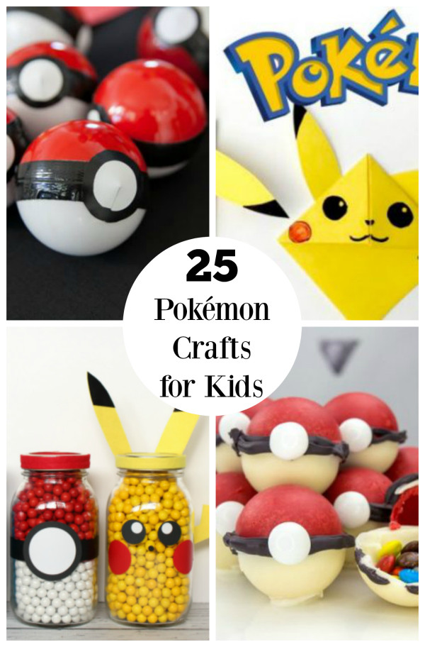 Craft Projects For Toddlers
 25 Pokémon Crafts for Kids on the GO