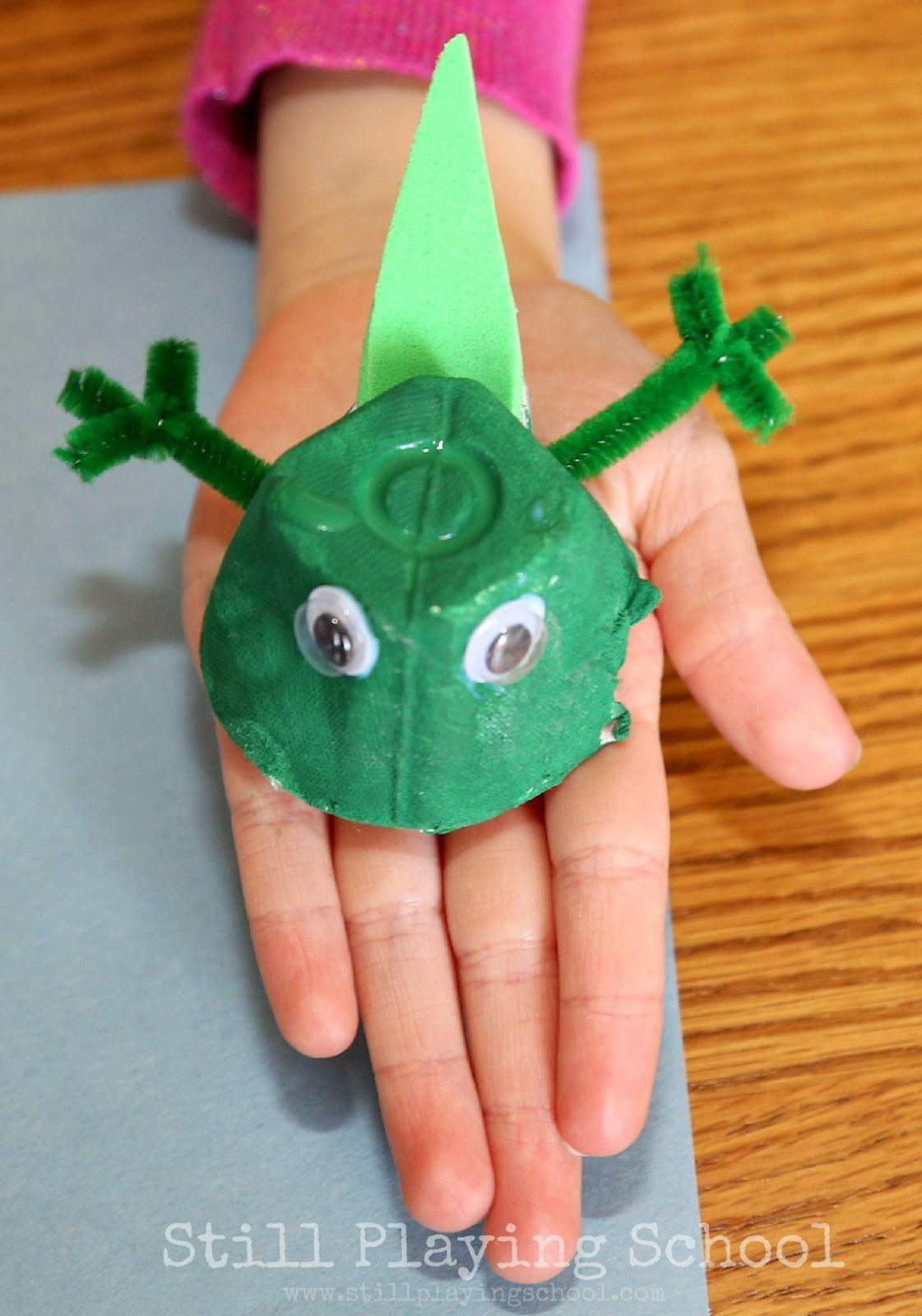 Craft Projects For Toddlers
 Frog Life Cycle Recycled Craft