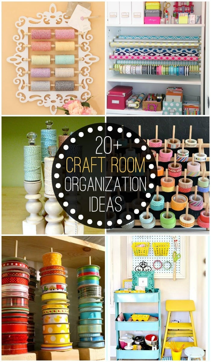 Craft Room Organizing Ideas
 Home Organization Ideas