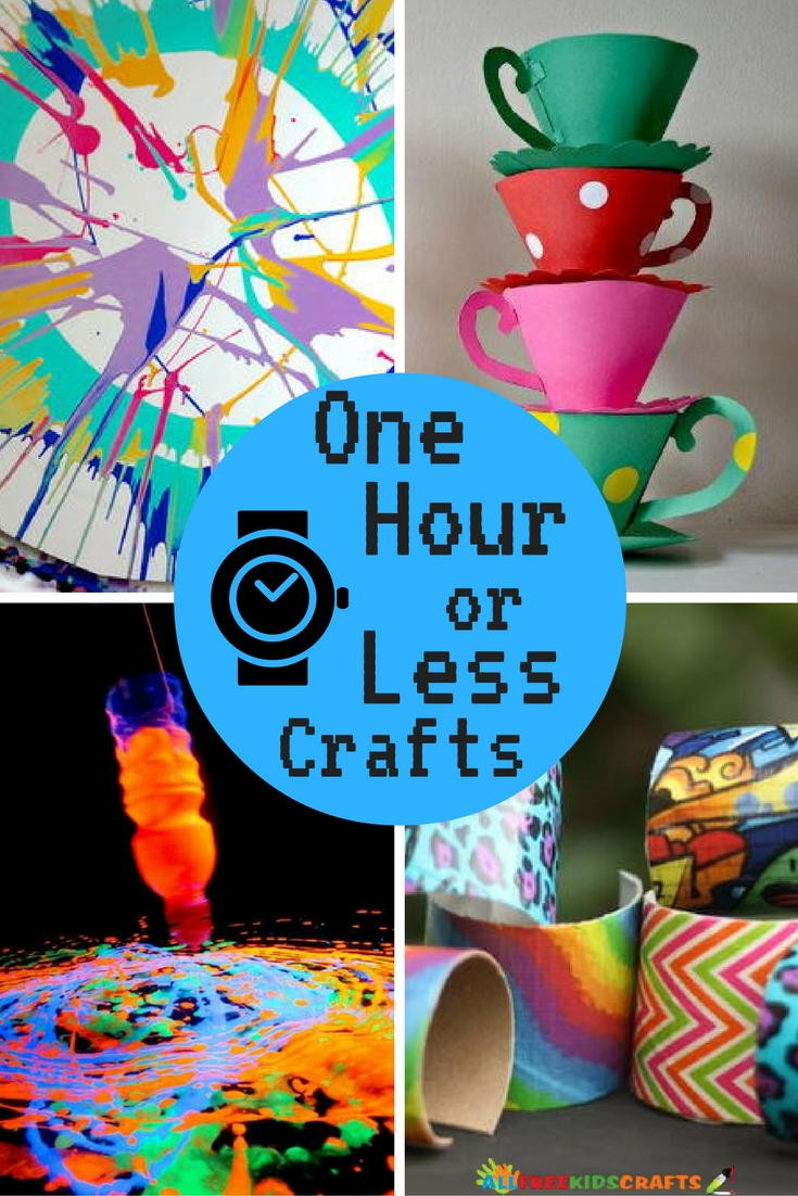 Crafting For Kids
 26 Quick and Easy Crafts e Hour or Less