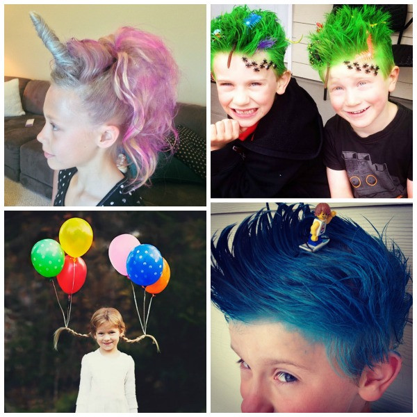 Crazy Hair Day For Kids
 Crazy Hair Ideas for Kids