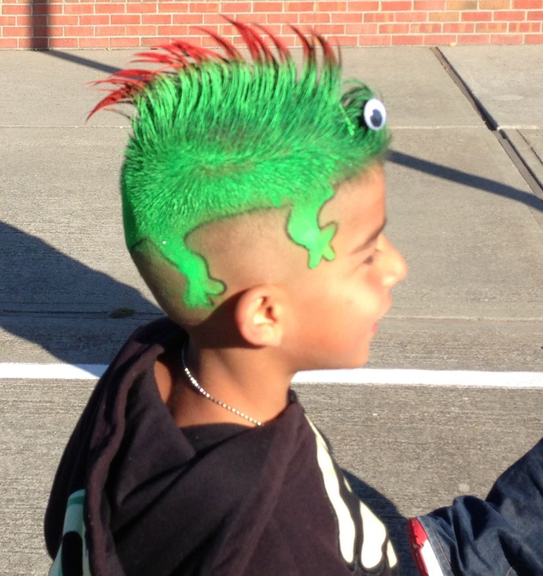Crazy Hair Day For Kids
 Lizard for crazy hair day