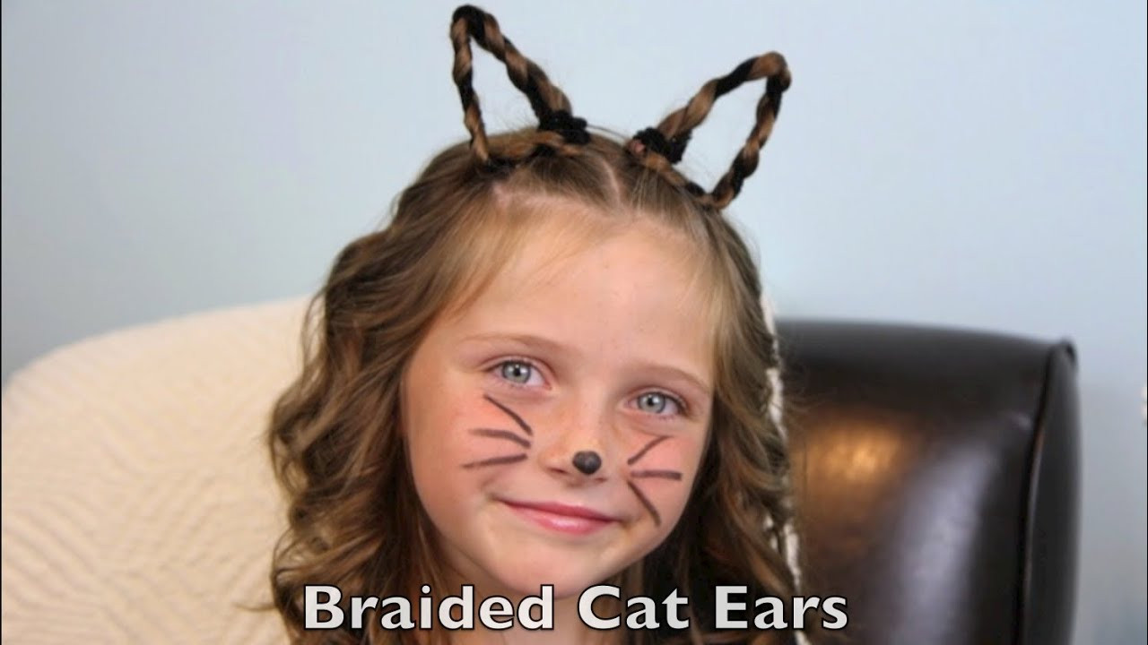 Crazy Hairstyles For Girl
 Braided Cat Ears Halloween Hairstyles