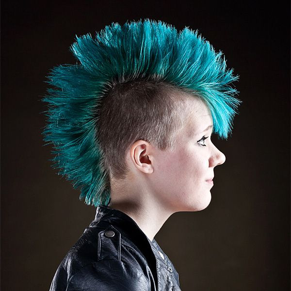 Crazy Hairstyles For Girl
 Cool Turquoise Hairstyle