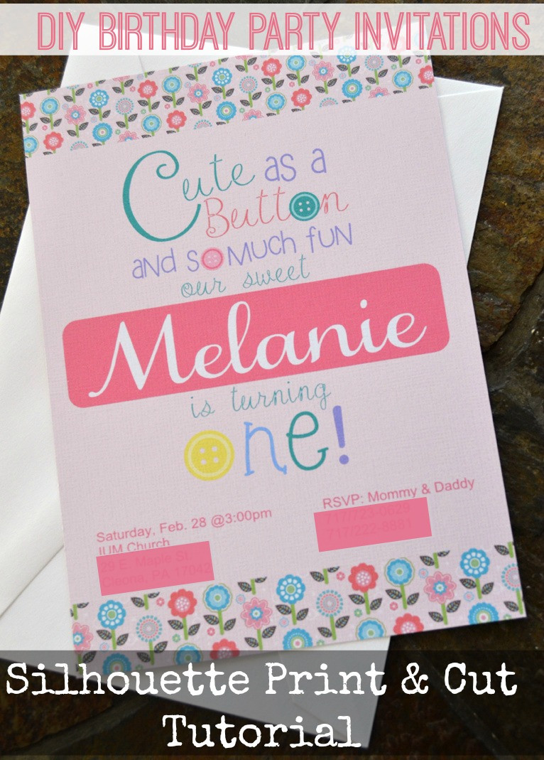 Create Birthday Invitations
 Print & Cut Birthday Invitations Create and Babble