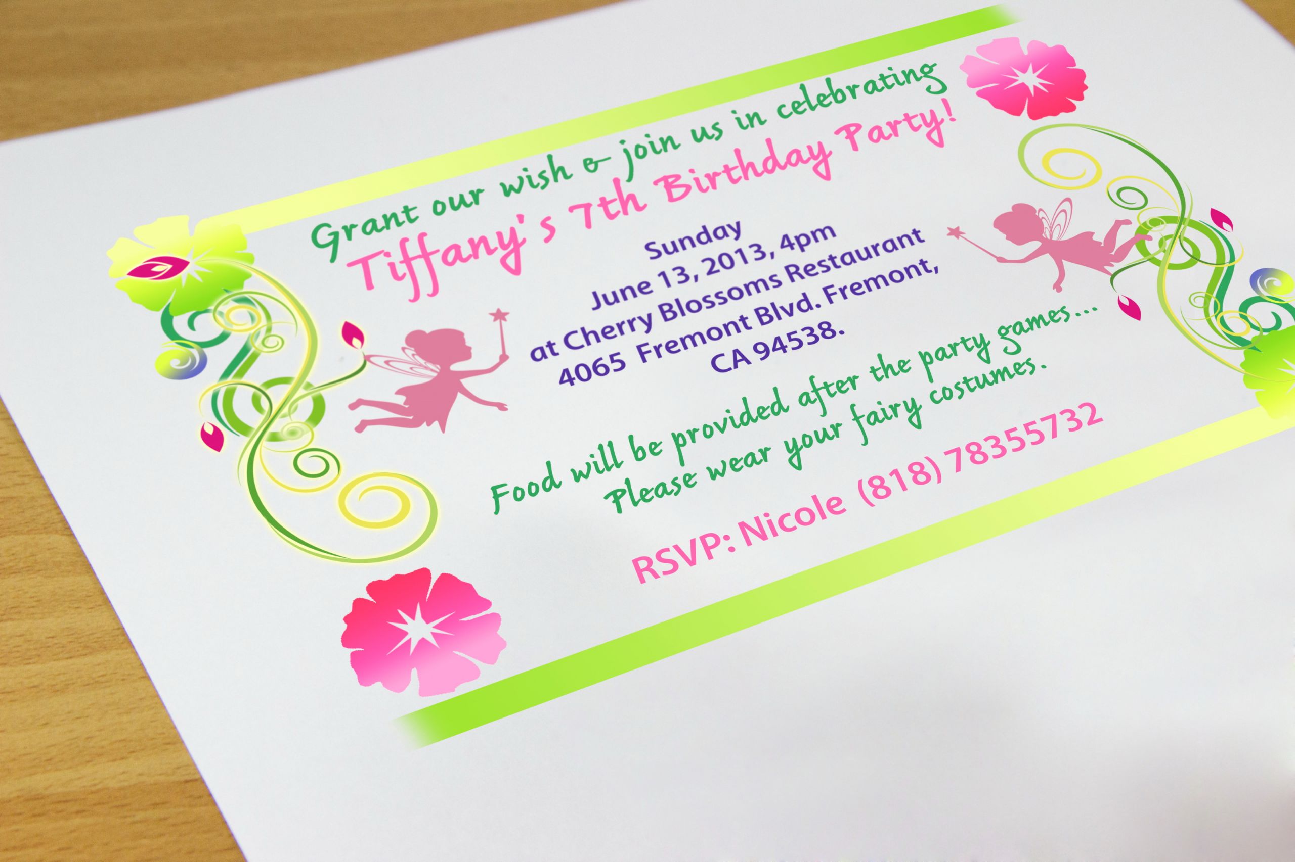 Create Birthday Invitations
 How to Create Your Own Birthday Invitations 7 Steps