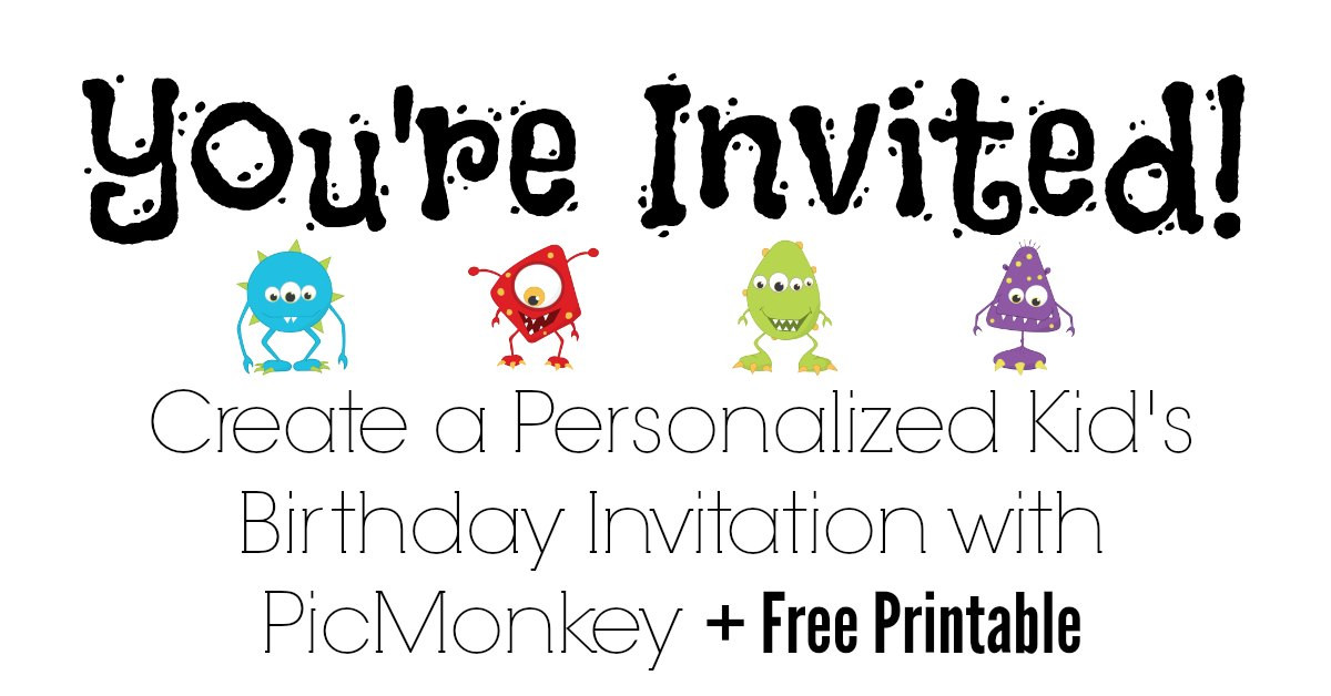 Create Birthday Invitations
 Create a Personalized Kid s Birthday Invitation with