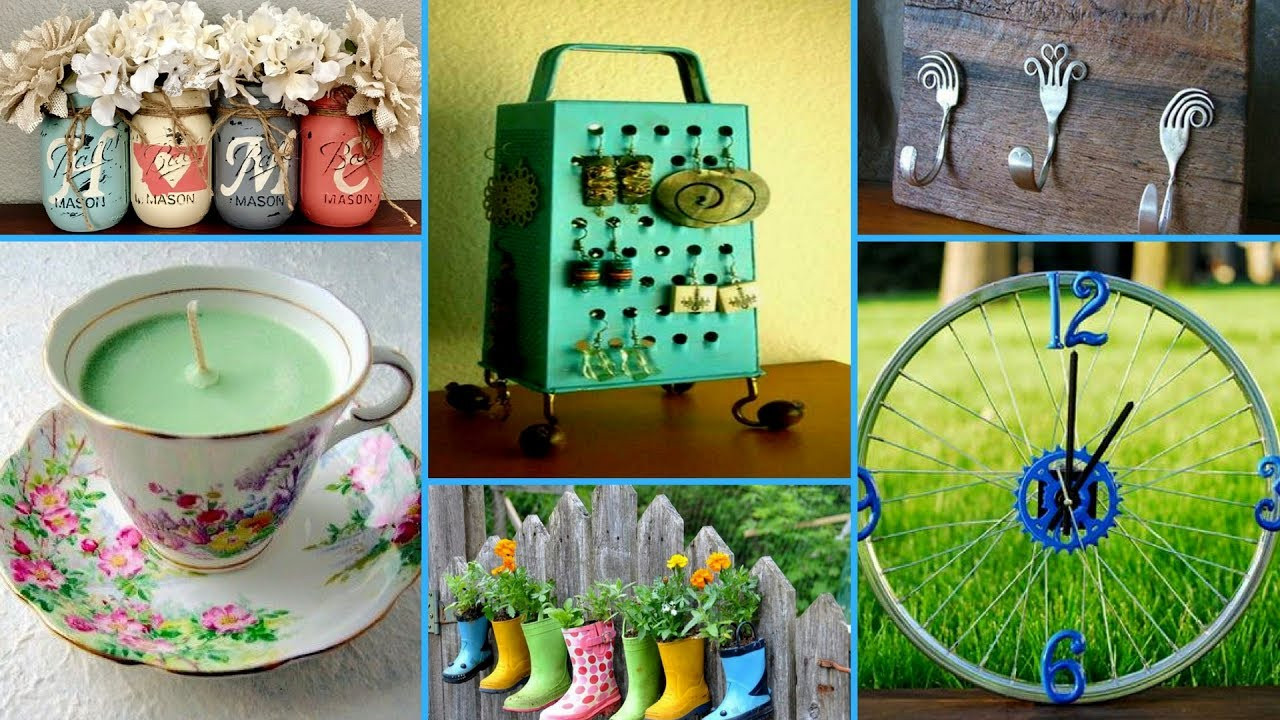 Creative Ideas For Home Decor
 60 Creative ideas to Reuse Old Things DIY Recycled Home