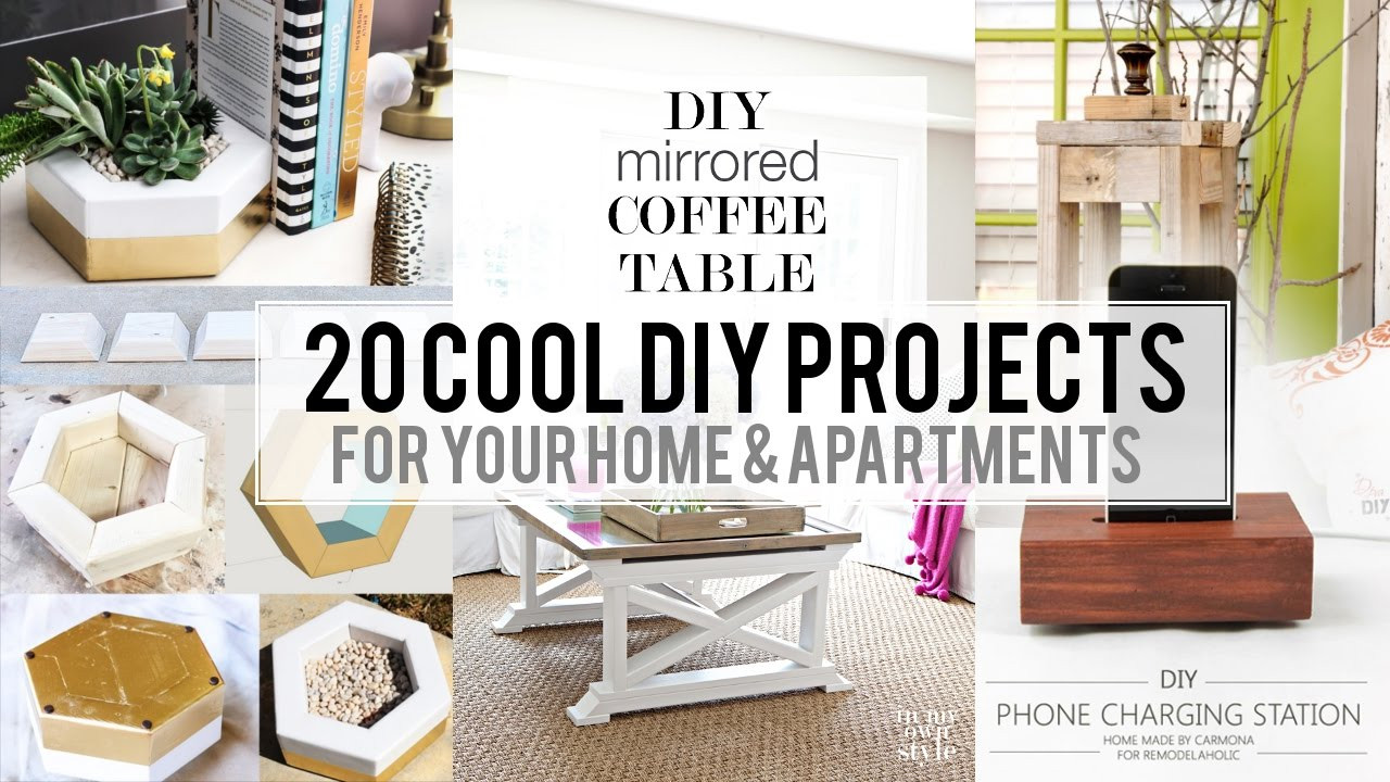 Creative Ideas For Home Decor
 20 Cool Home decor DIY Project