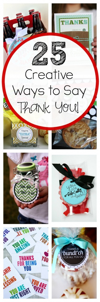 Creative Thank You Gift Ideas
 Thank You Gift Ideas Bucket of Thanks Crazy Little Projects