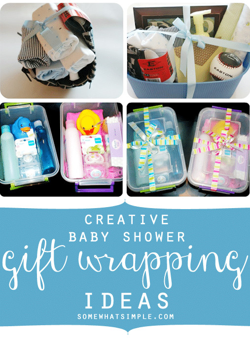Creative Ways To Wrap A Baby Shower Gift
 Creative Baby Shower Gift Wrapping Idea by Somewhat Simple