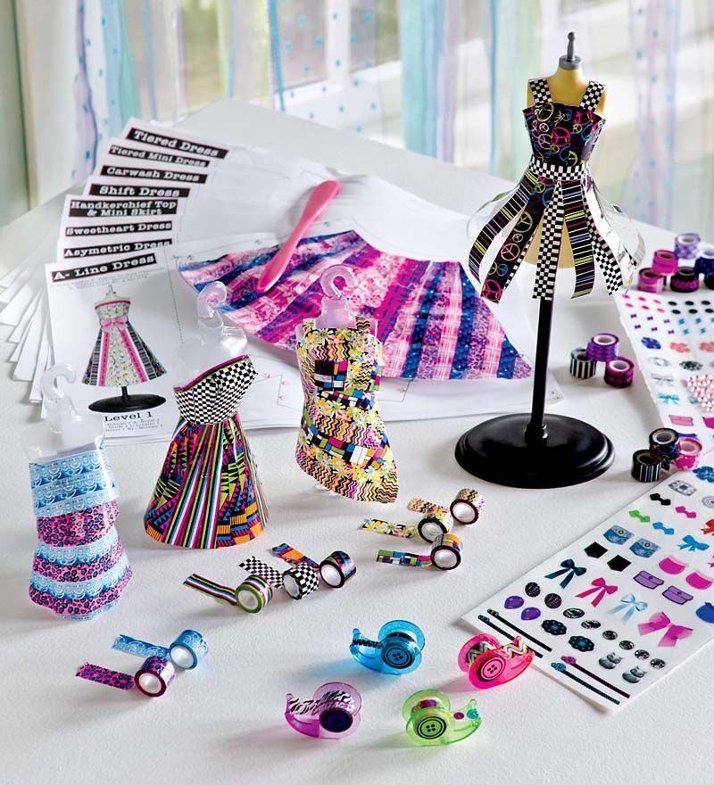 Creativity For Kids Ultimate Fashion Designer
 Tapeffiti Fashion Design Doll Clothes Challenge