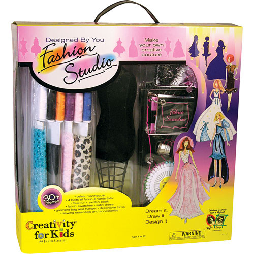 Creativity For Kids Ultimate Fashion Designer
 NEW Faber Castell Creativity For Kids FASHION STUDIO Kit