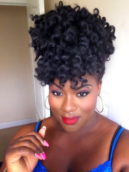 Crochet Braids Updo Hairstyles
 Mohawk with Crochet Braids d By Tracey Black Hair