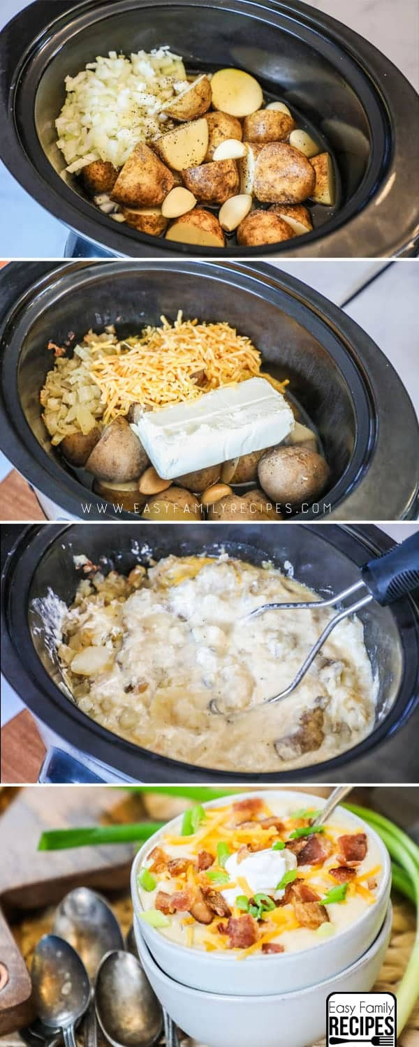 Crockpot Loaded Potato Soup
 Crock Pot Loaded Baked Potato Soup · Easy Family Recipes