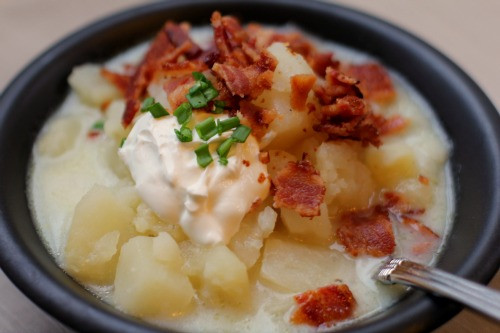 Crockpot Loaded Potato Soup
 Easy Slow Cooker Recipes Fully Loaded Baked Potato Soup