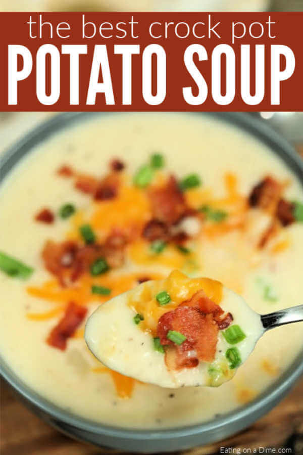 Crockpot Loaded Potato Soup
 Easy Crock Pot Potato Soup Crock Pot Loaded Potato Soup