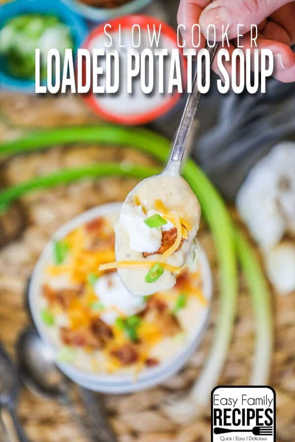 Crockpot Loaded Potato Soup
 Crock Pot Loaded Baked Potato Soup · Easy Family Recipes