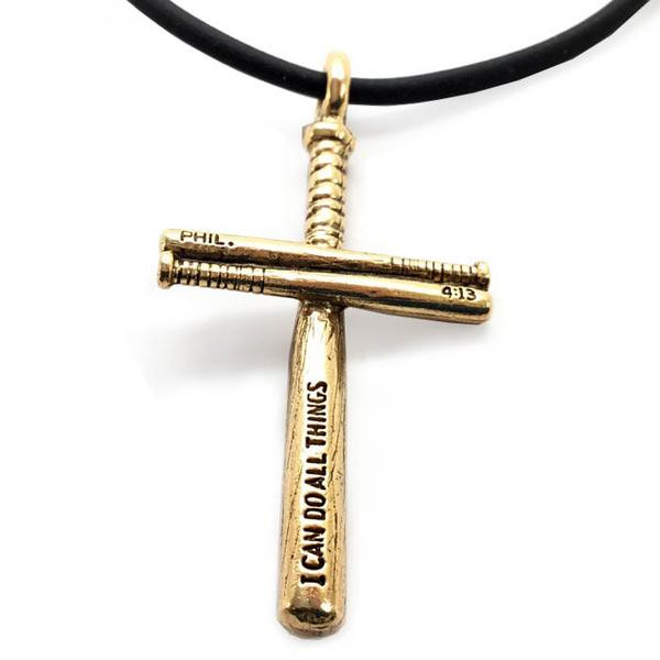 Cross Baseball Necklace
 Baseball Bat Cross Necklace Gold – Forgiven Jewelry