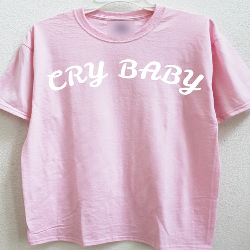 Cry Baby Fashion
 Femme 2016 Cry Baby Pink Cute Cotton Women Men s Uni