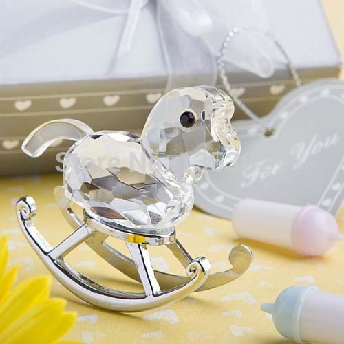 Crystal Wedding Favors
 Free Shipping 12pcs Lot Sales Promotion Baby Shower Favor
