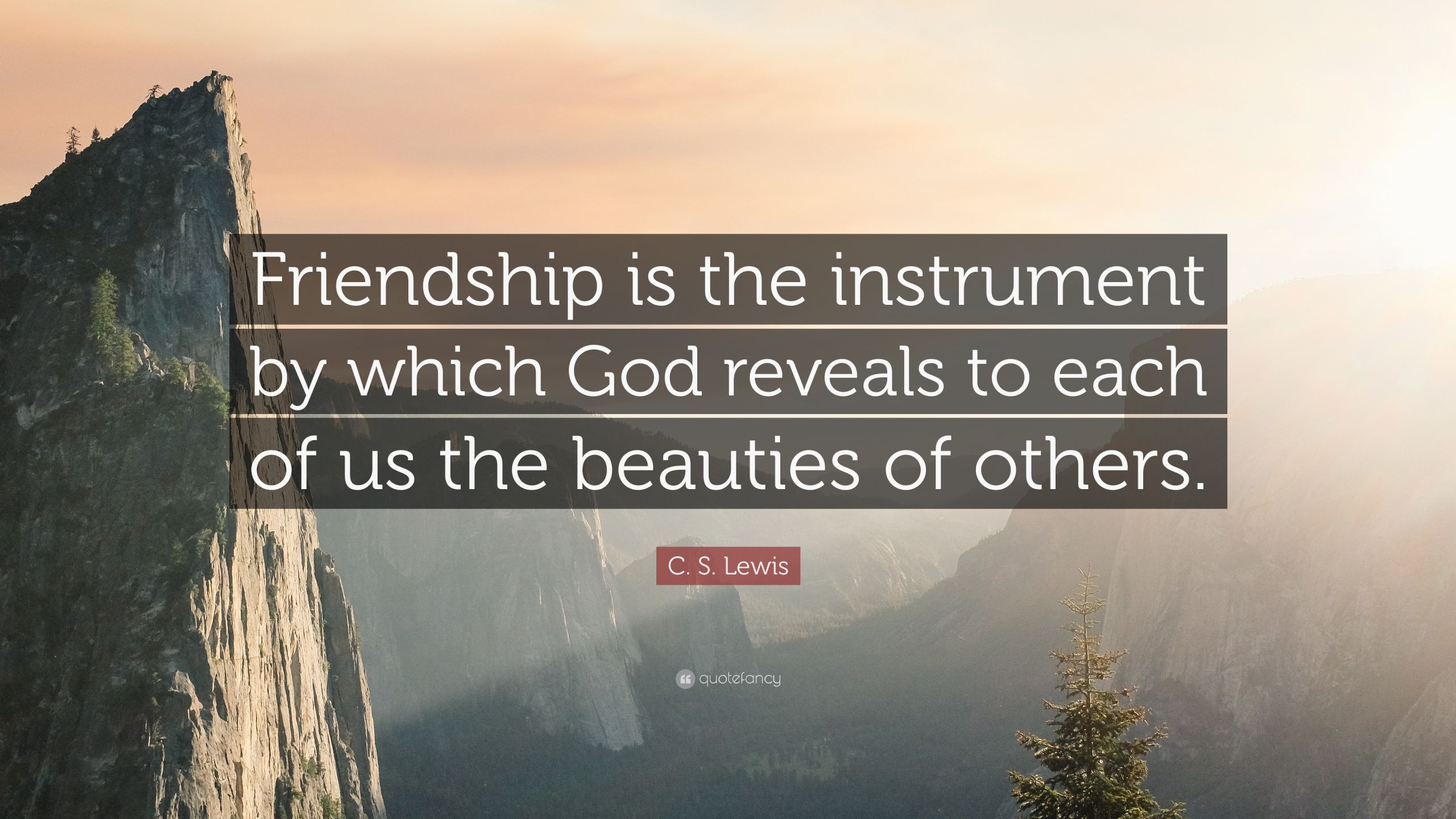 Cs Lewis Friendship Quotes
 C S Lewis Quote “Friendship is the instrument by which