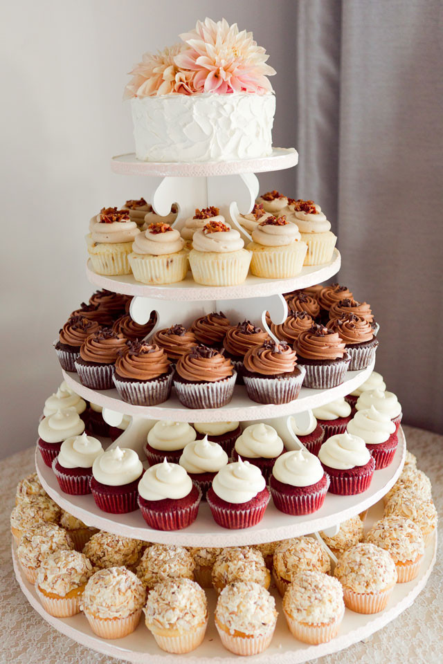 Cup Cake Wedding Cakes
 10 tiered alternative wedding cakes