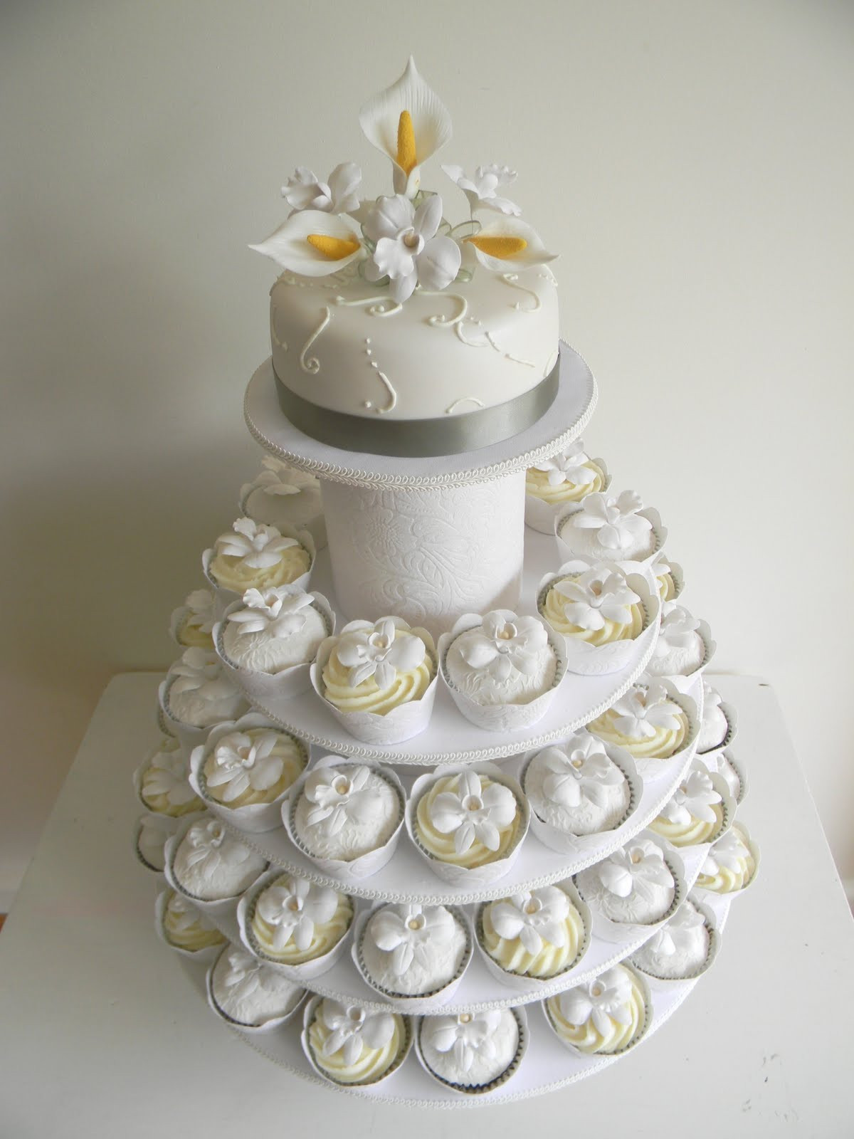 Cup Cake Wedding Cakes
 Just call me Martha Celia & Istvan s wedding cake & cupcakes