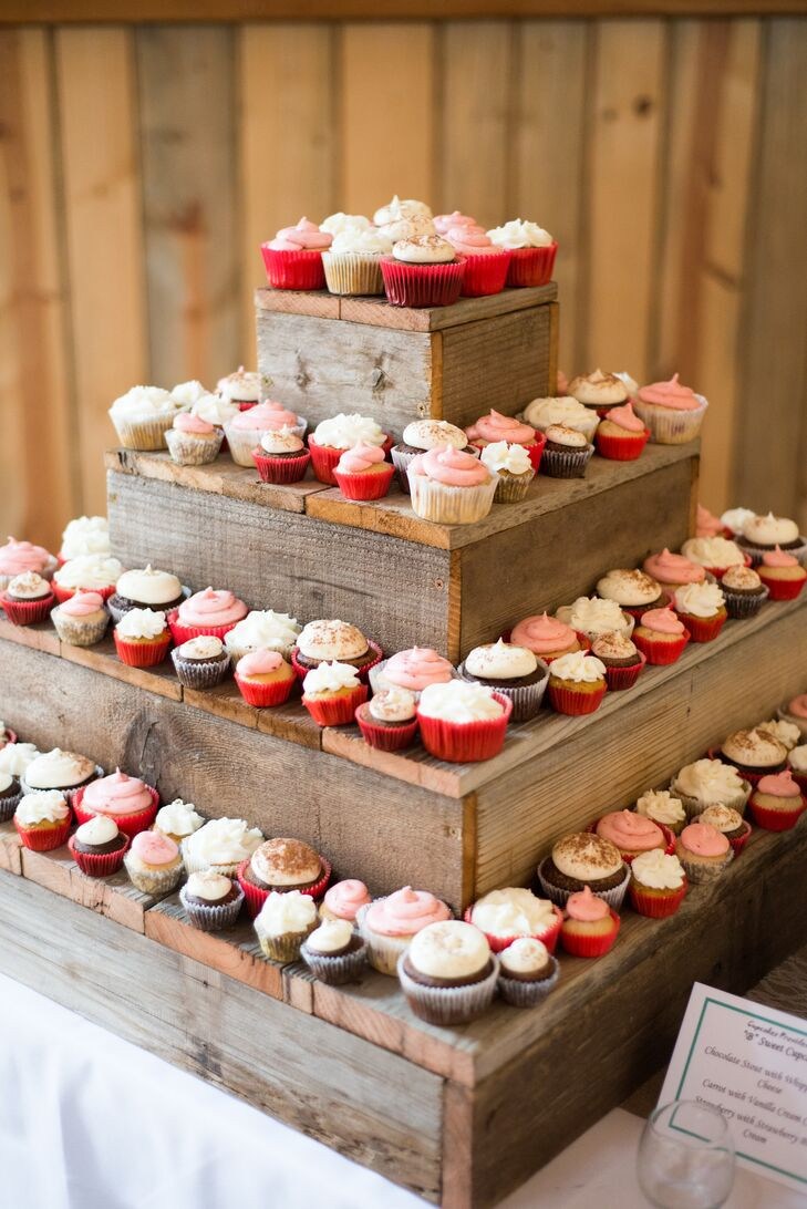 Cupcake Wedding Cake Stand
 DIY Barn Wood Cupcake Stand Dessert Table