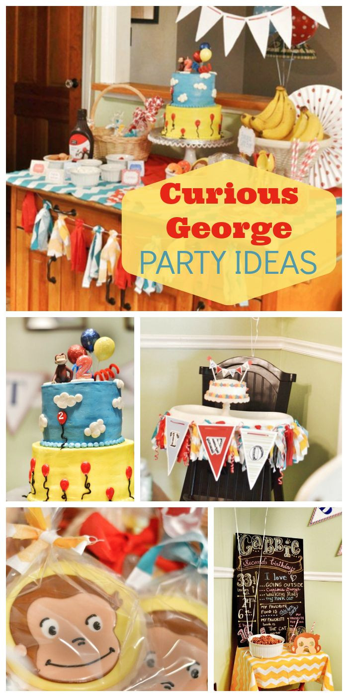 Curious George Birthday Decorations
 1000 images about Curious George Birthday Party Ideas on