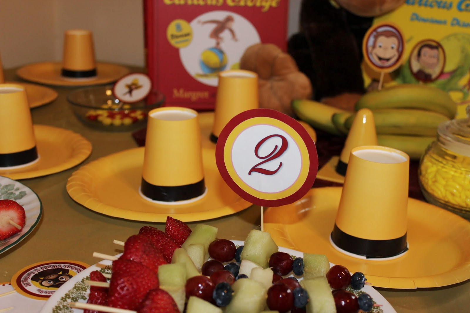Curious George Birthday Decorations
 SBNV Our World Curious George Birthday Party