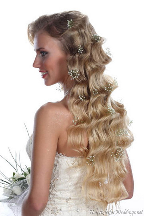 Curly And Wavy Hairstyles
 Long curly bridal hairstyles