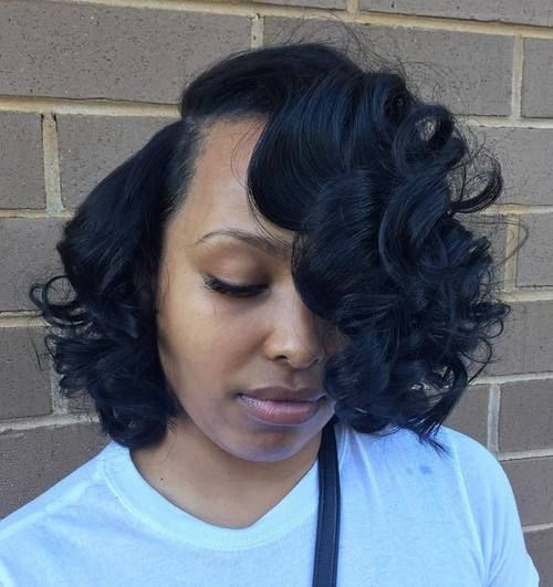 Curly Bob Hairstyles For Black Hair
 60 Showiest Bob Haircuts for Black Women in 2019