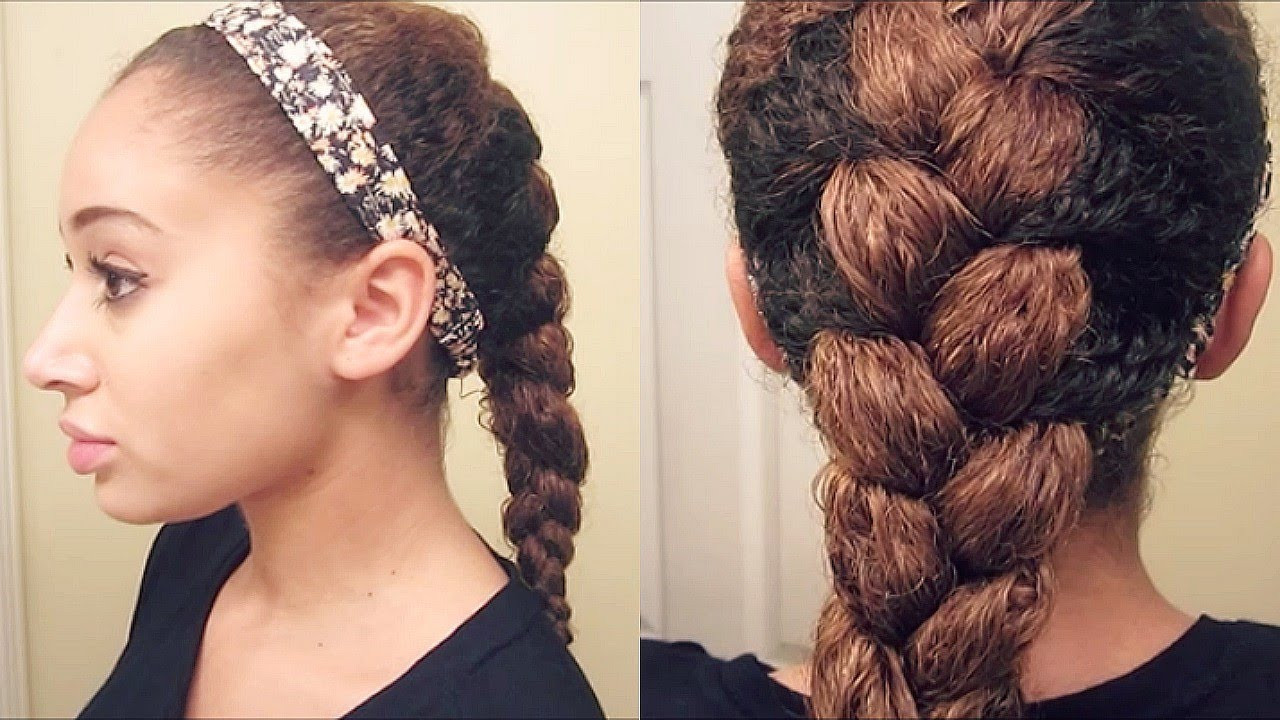 Curly Hairstyles With Braid
 How To French Braid Curly Hair
