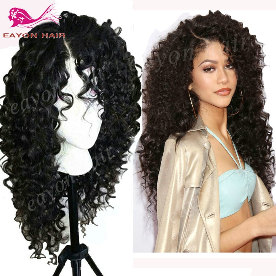 Curly Lace Front Wigs With Baby Hair
 Natural Cheap Hair Wigs Lace Front Curly Wigs Synthetic