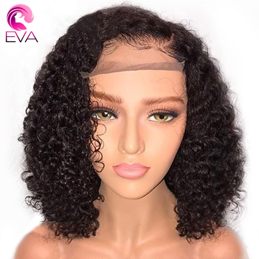 Curly Lace Front Wigs With Baby Hair
 Aliexpress Buy Eva Hair Short Curly Full Lace Human