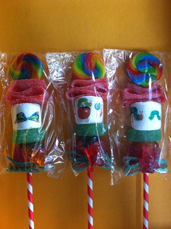 Custom Birthday Decorations
 Items similar to Personalized candy kabob skewer children