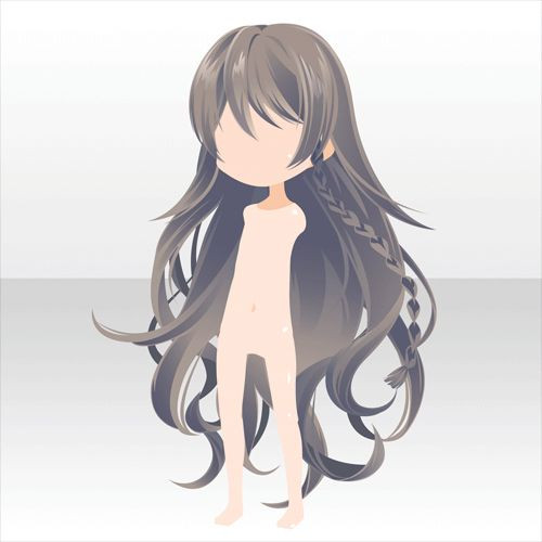 Cute Anime Girl Hairstyle
 long anime hairstyles