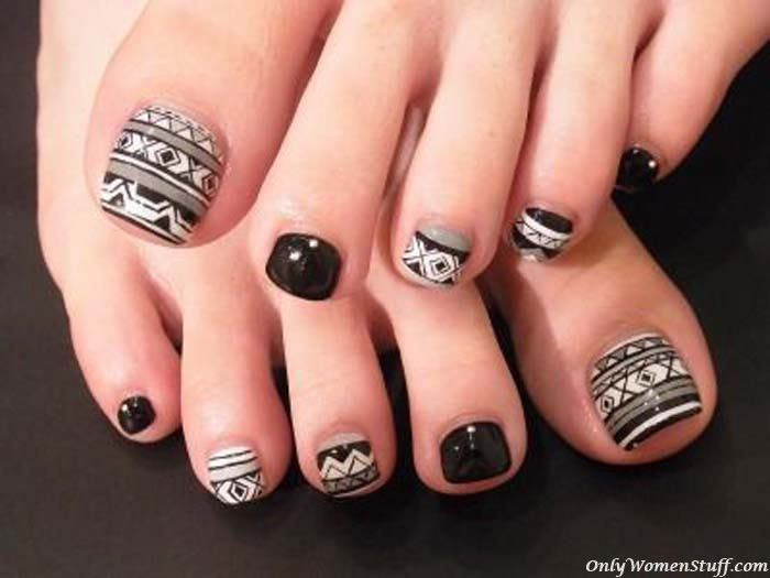 Cute Black Nail Designs
 15 Cute Toe Nail Designs Ideas Easy Toenail Art
